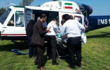 انتقال بیمار آستاریی با اورژانس هوایی