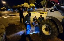 بازدید ناظر مرکز مخابرات ۳ رشت از عملیات اجرایی پیمانکار شرکت برق منطقه ای