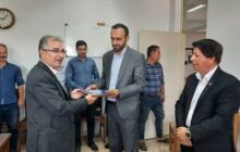 مراسم معارفه ناظر اداره مخابرات شهرستان خمام