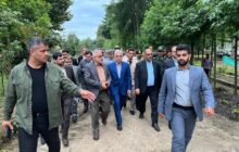 بازدید وزیر جهاد کشاورزی از نهالستان پیلمبرا شهرستان رضوانشهر