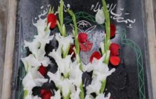 گلباران و عطرافشانی گلزار شهدای رشت