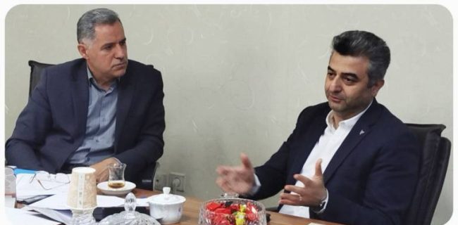 دیدار مدیرکل پست با مدیرکل تعاون ، کار و رفاه اجتماعی گیلان