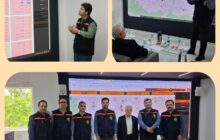 بازدید مدیركل پدافند غیرعامل استانداری گیلان از قرارگاه ۲۴ ساعته رصد مصرف توزیع برق گیلان