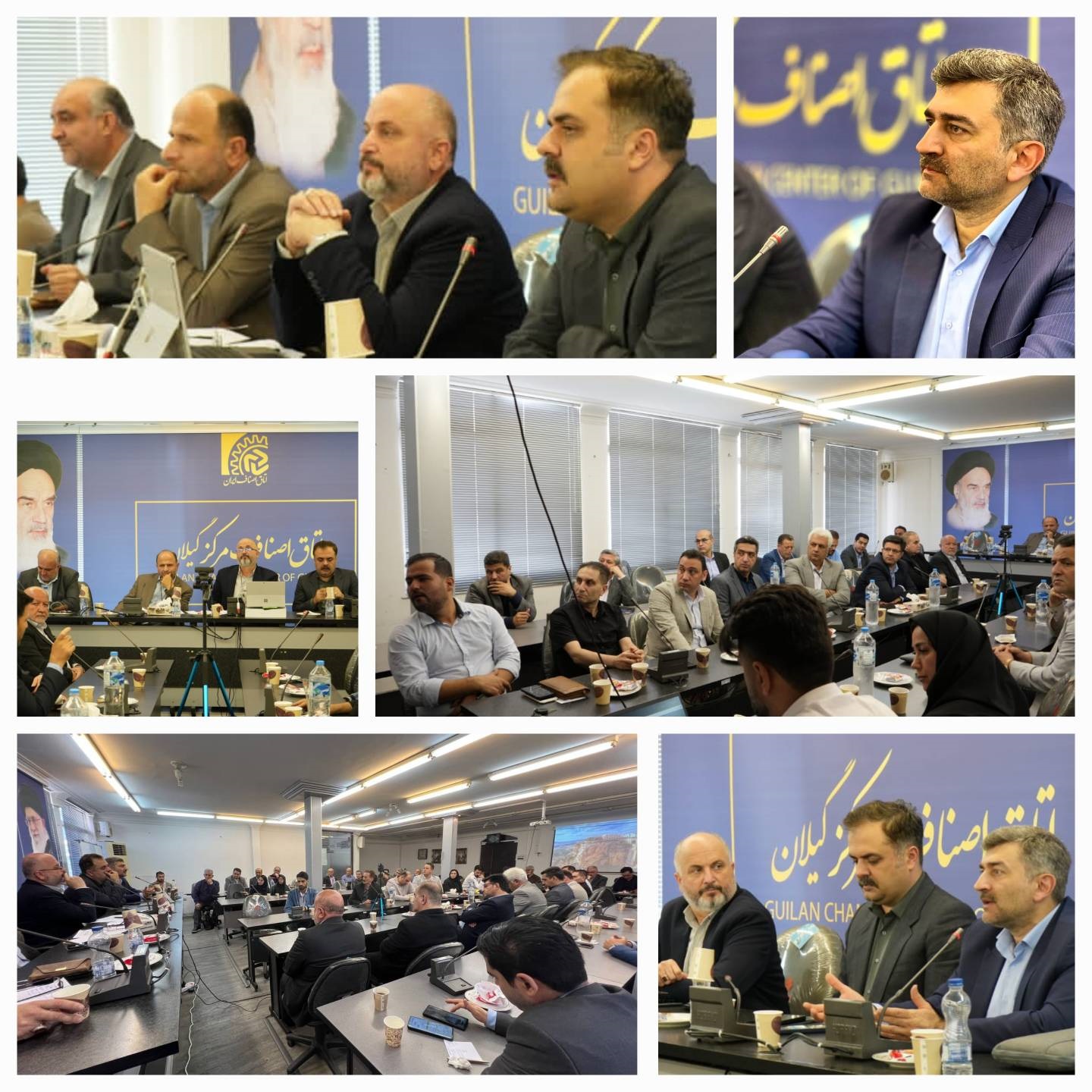نشست هم‌اندیشی مدیرعامل شركت توزیع نیروی برق گیلان با رئیس اتاق اصناف استان