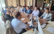 جلسه هم‌اندیشی مدیران شركت توزیع نیروی برق استان گیلان با رئیس بسیج اصناف و روسای اتحادیه های صنفی مركز استان