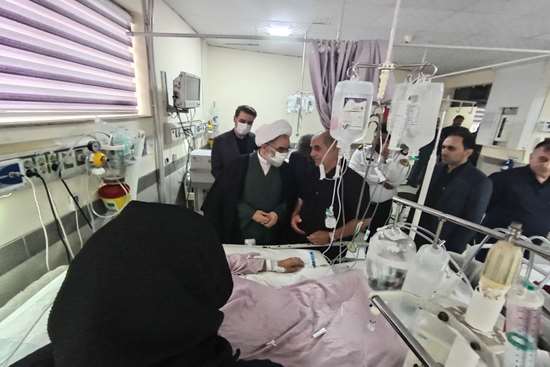 بازدید نماینده ولی فقیه از مرکز آموزشی و درمانی پورسینا در ظهر عاشورا