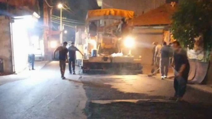 پایان عملیات روکش آسفالت محدوده باقرالعلوم محله عینک منطقه چهار شهری