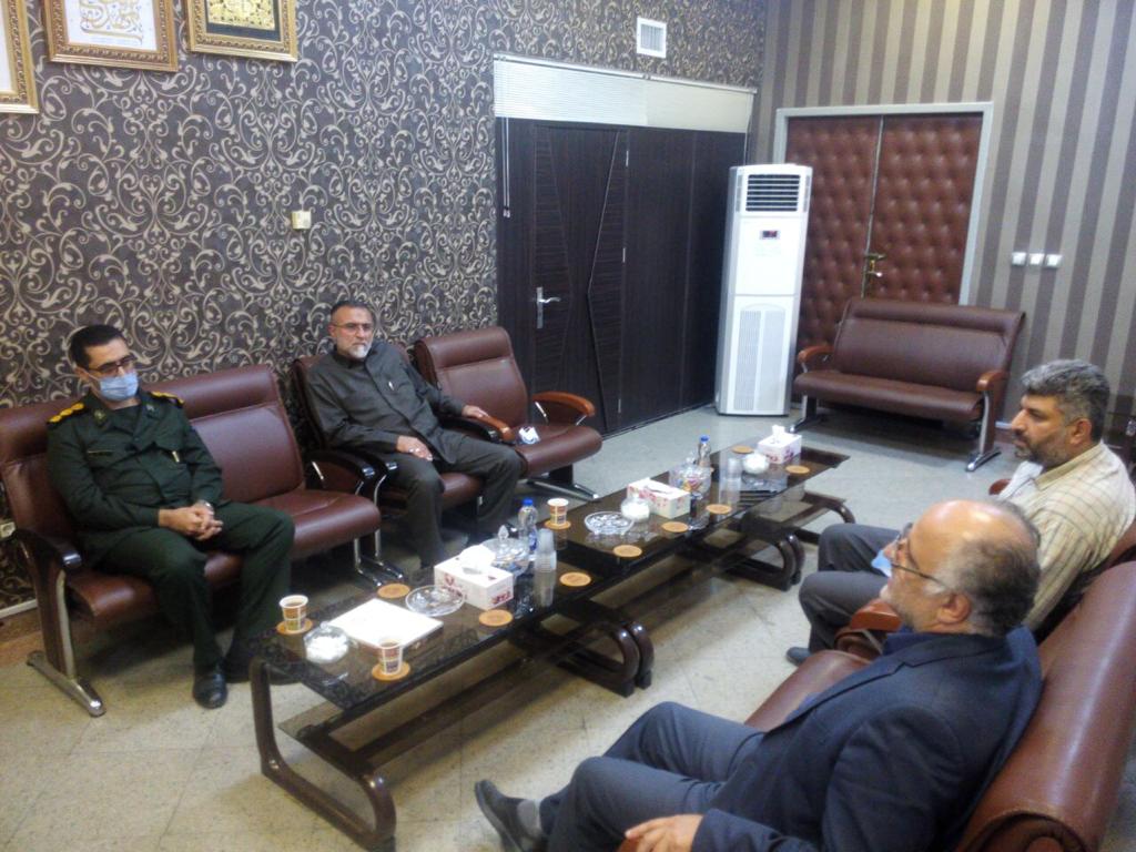 نشست هم اندیشی با فرمانده جدید سپاه ناحیه مرکزی رشت و رئیس ستاد بازسازی عتبات عالیات استان گیلان