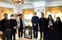 دیدار مدیریت مخابرات منطقه گیلان با خانواده شهید حادثه منا ” محمود ربیع نژاد “